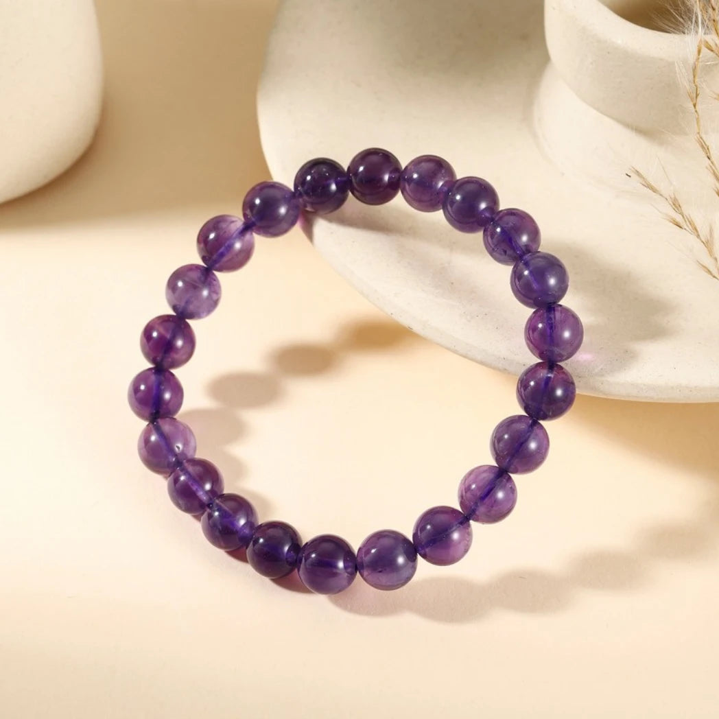 AAAA+ Genuine Uruguayan Amethyst Bracelet - view 4