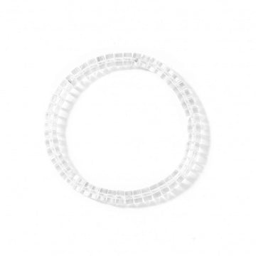 5mm*8mm AAA+ Genuine Natural Clear Quartz Rondelle Stretcth Bracelet