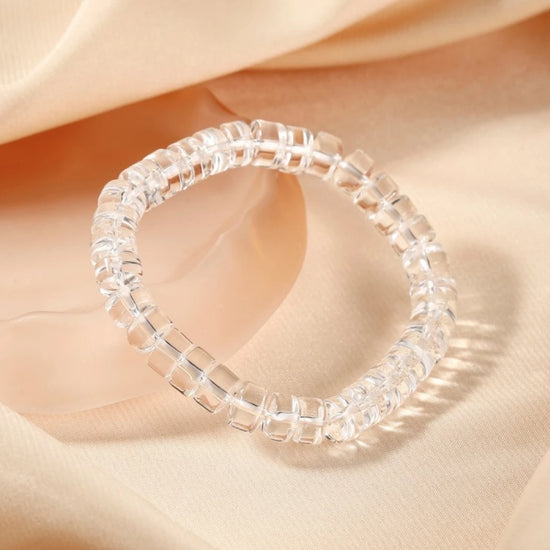 AAA+ Genuine Clear Quartz Bracelet - view 3