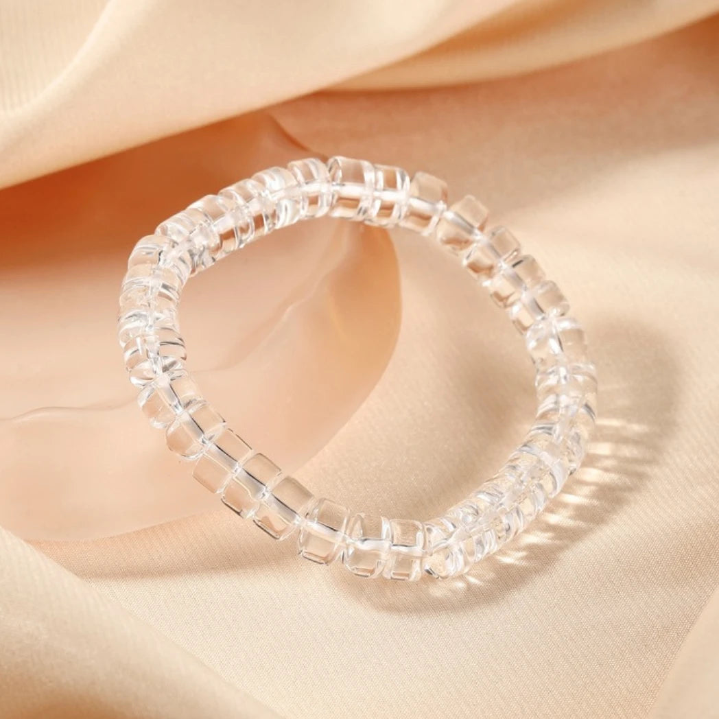 AAA+ Genuine Clear Quartz Bracelet - view 3