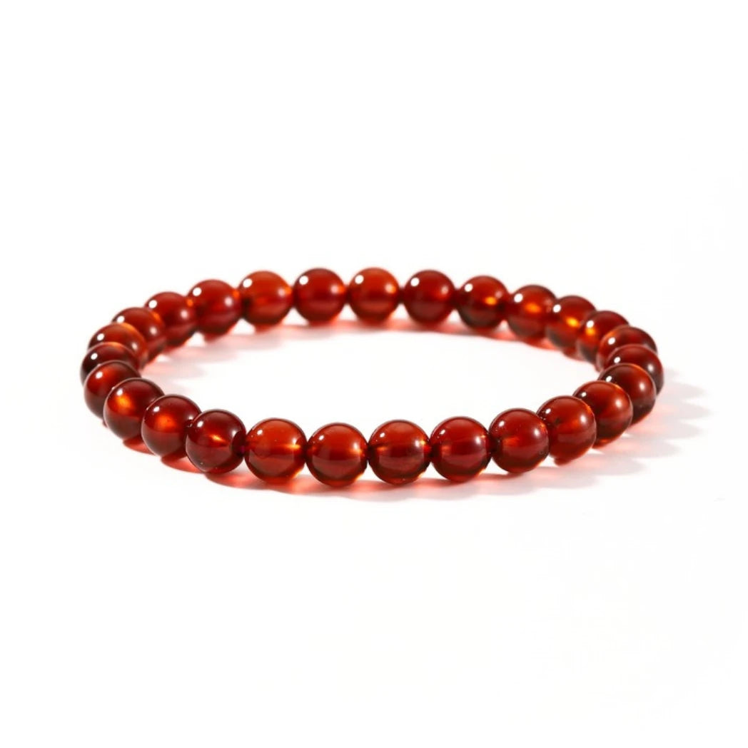 AAA Genuine Hessonite Garnet Gemstone Bracelet