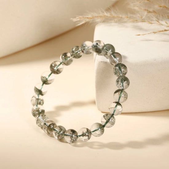 AAA Genuine Green Phantom Quartz Bracelet - view 4