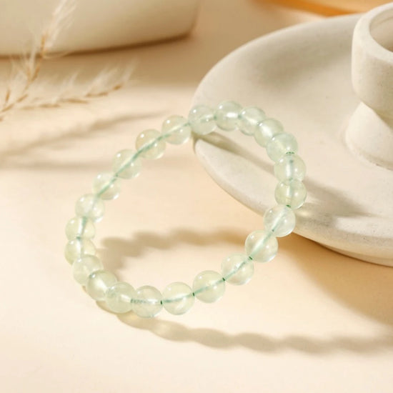 AAA+ Genuine Prehnite Bracelet - view 2