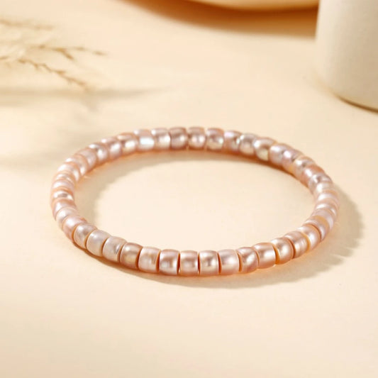6mm Pearl Beaded Bracelet