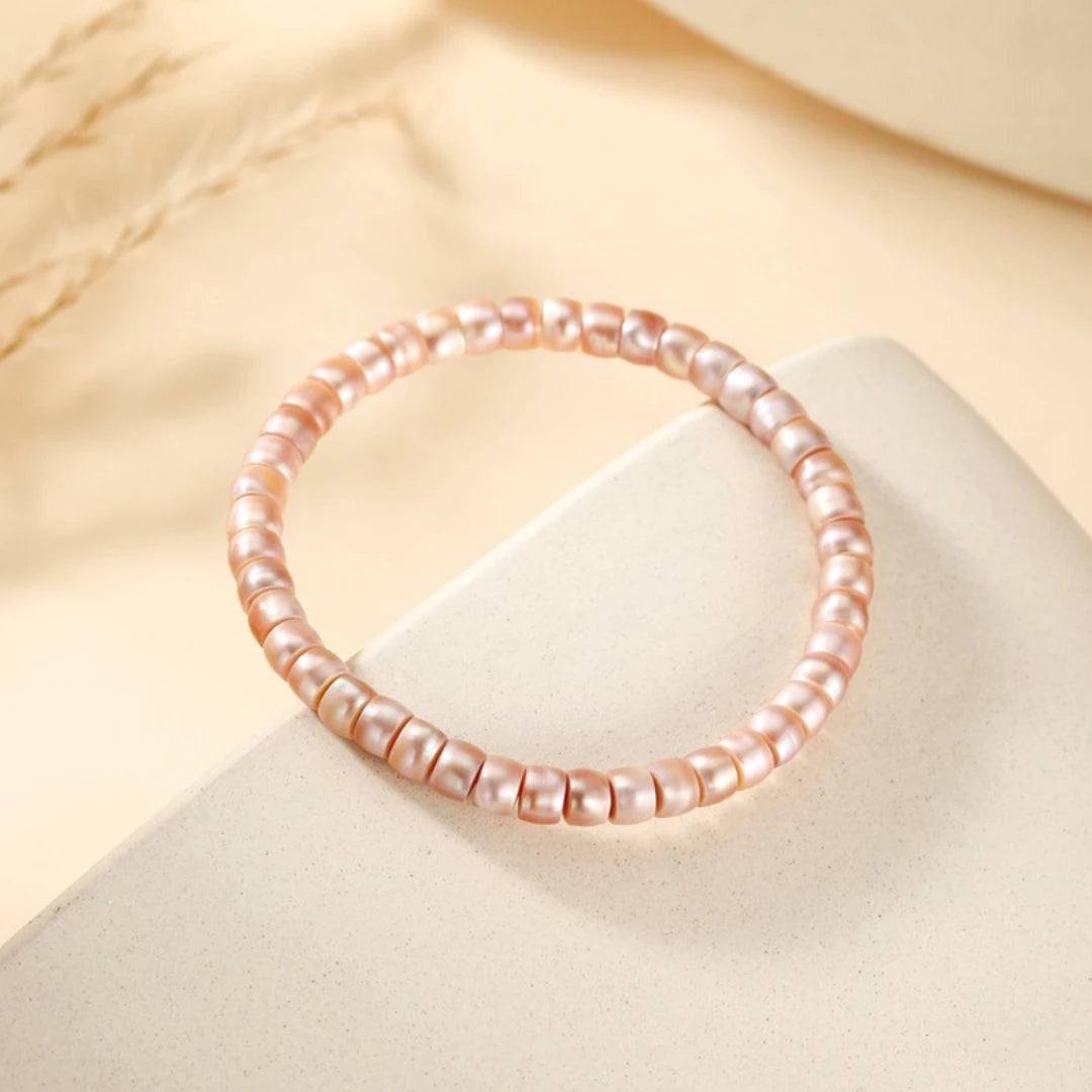 6mm Pearl Beaded Bracelet - view 2