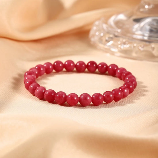 AAA+ Genuine Rhodonite Bracelet - view 4