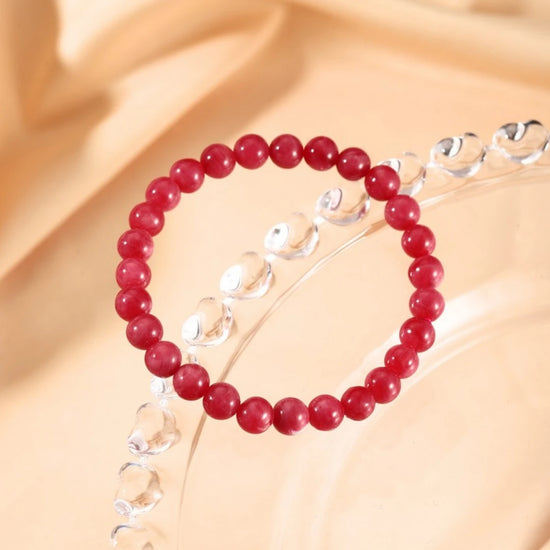 AAA+ Genuine Rhodonite Bracelet - view 5
