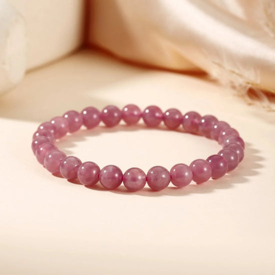 AAA+ Genuine Madagascar Rose Quartz Bracelet - view 4