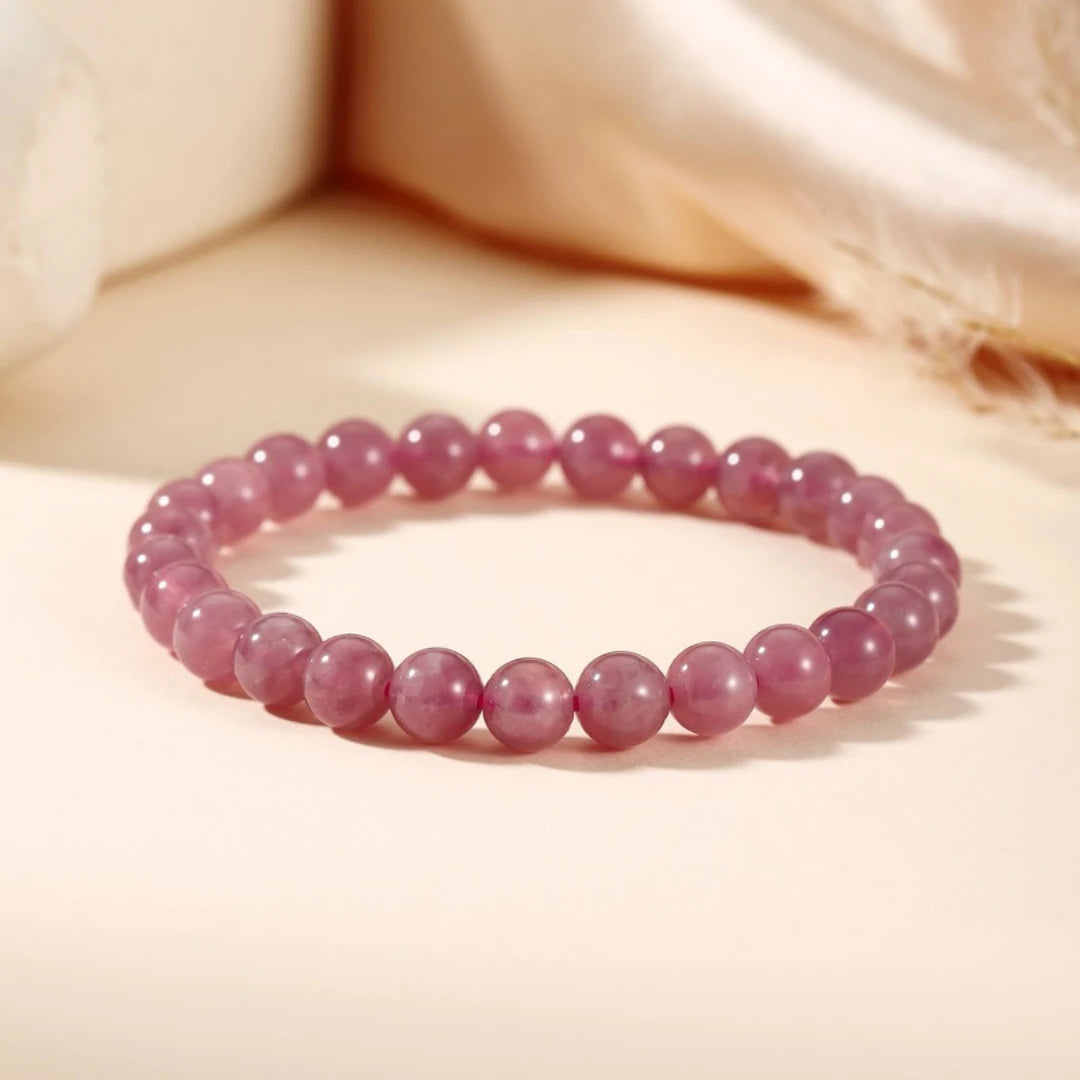 AAA+ Genuine Madagascar Rose Quartz Bracelet - view 4