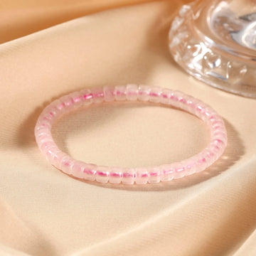 AAAA Genuine Madagascar Rose Quartz Bracelet