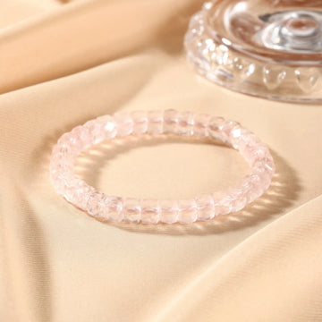 Genuine Madagascar Rose Quartz Bracelet