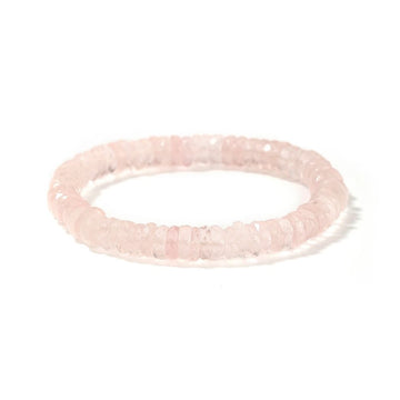 Rose Quartz Heishi Bracelet