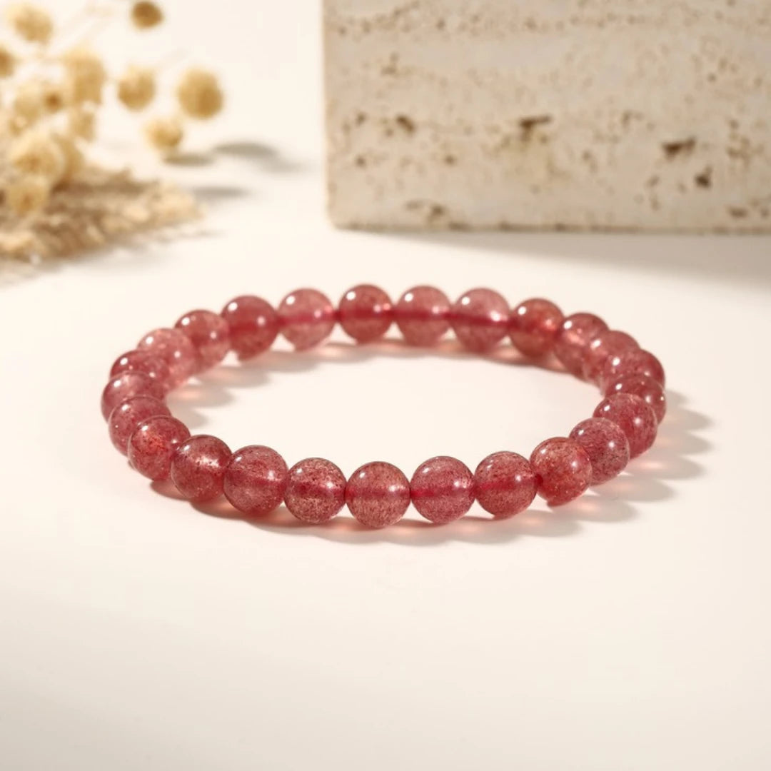 Strawberry Quartz Bracelet - view 3