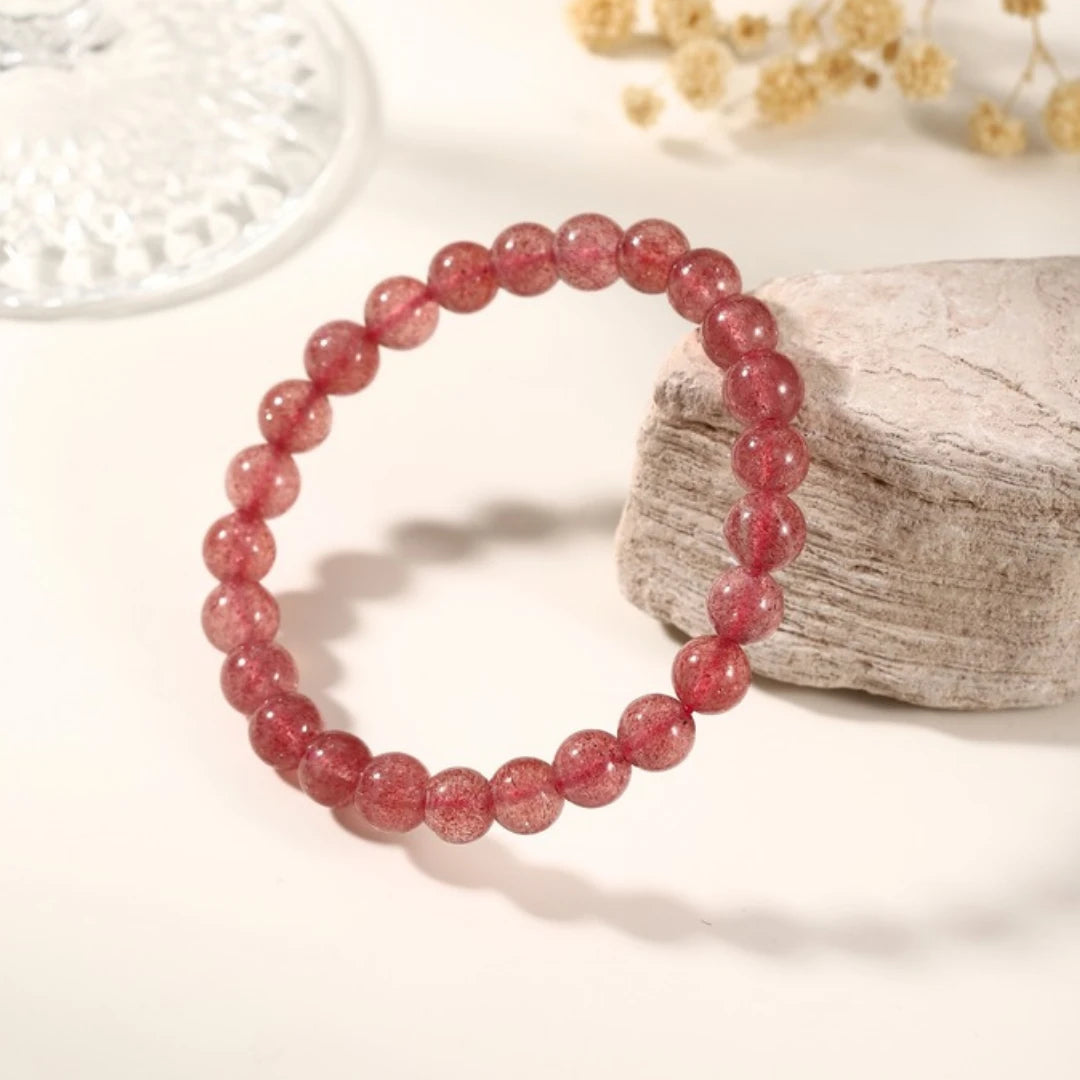 Strawberry Quartz Bracelet - view 4