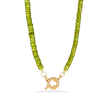 Peridot Beaded Necklace