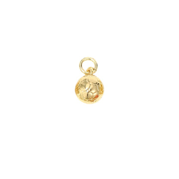Gold Volleyball Charm