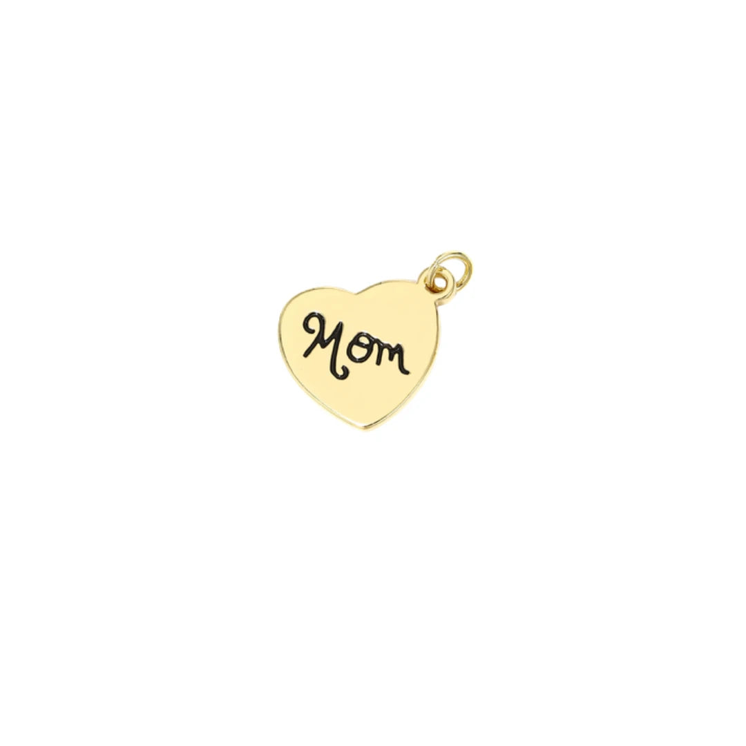 Mom Heart Charm