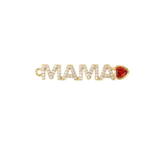 Mama Charm with Red Heart