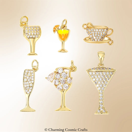 CZ Teacup Charm - collection