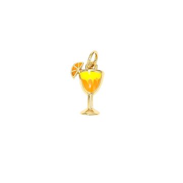 Orange Cocktail Charm