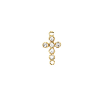 Vintage Diamond Cross Connector Charm