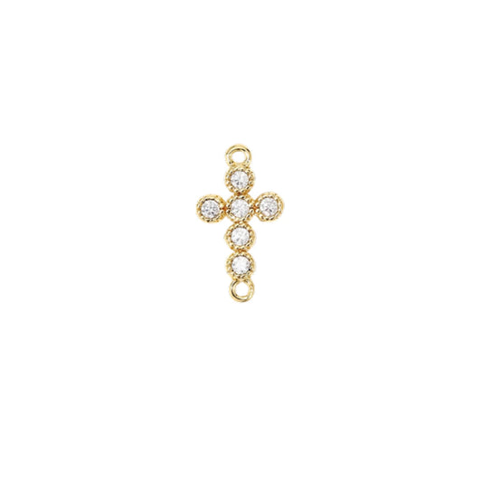 Vintage Diamond Cross Connector Charm