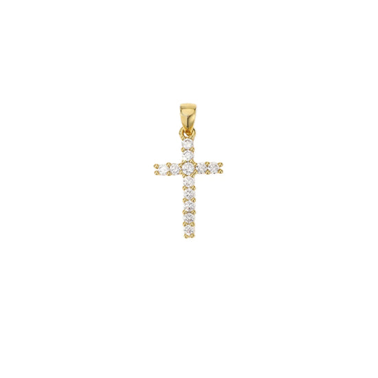 CZ Pave Cross Pendant